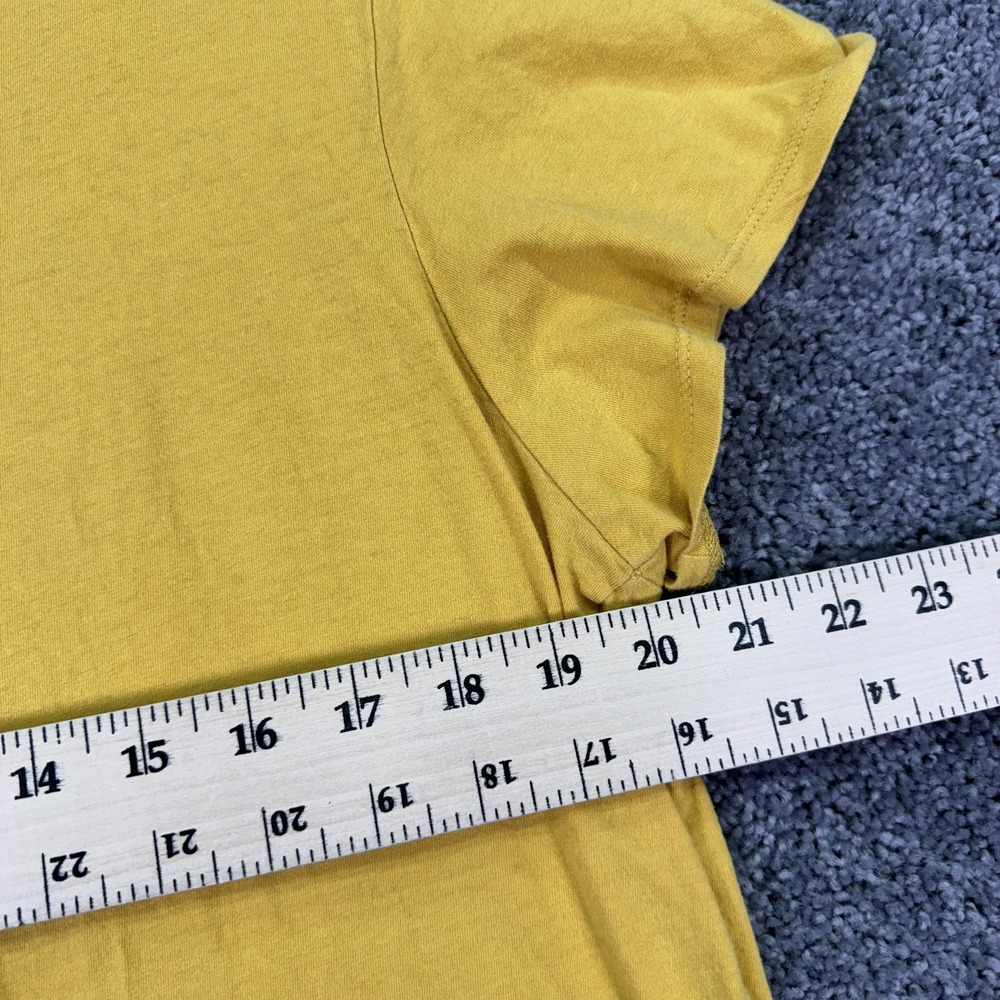 Columbia Shirt Womens XL Yellow Mountain Graphic Tee Short Sleeve Outdoor Casual - Picture 5 of 7